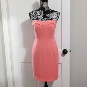 🧡RARE Lilly Pulitzer🧡 - Bibi Coral Linen Blend Dress
